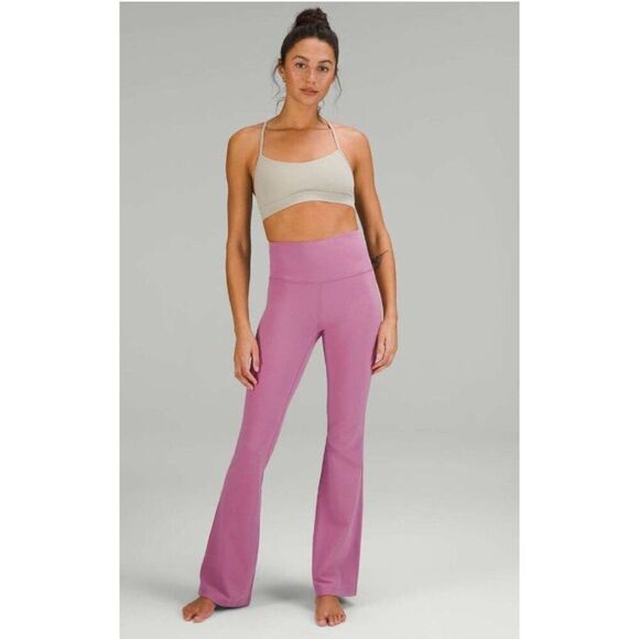 Lululemon Groove Super-High-Rise Flare Pant Nulu, size 4, Velvet Dust - Picture 11 of 13